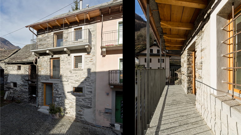 Ristrutturazione casa d'abitazione Morghegno