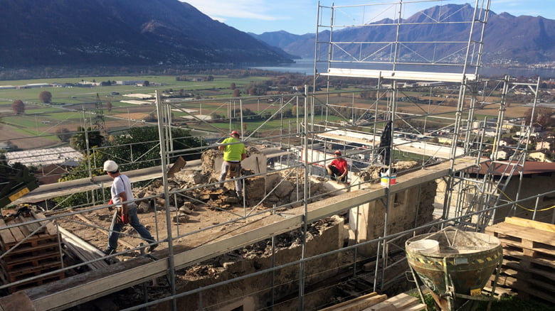 Casa Ramelli - cantiere