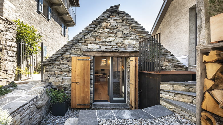 Una riconversione di un rustico a Verdasio